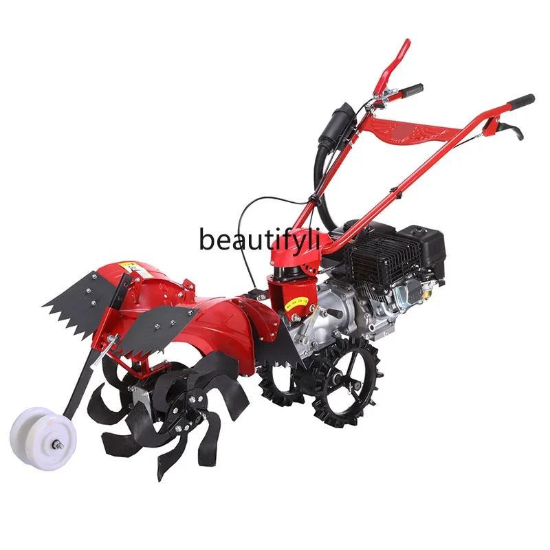 NNMultifunctional agricultural trenching machine micro-tillage tillage  drive orchard fertilization diesel gasoline engine