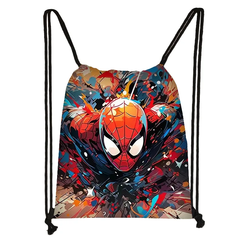 Marvel Comics Spider-Man Bello sacchetto portatile con coulisse piccolo regalo