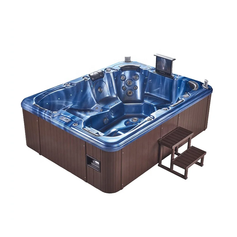 Spa Hot Tub Pool & Accessories Controller Freestanding Hydrotherapy Jets Swimming Pool Outdoor Spa Hot Tub