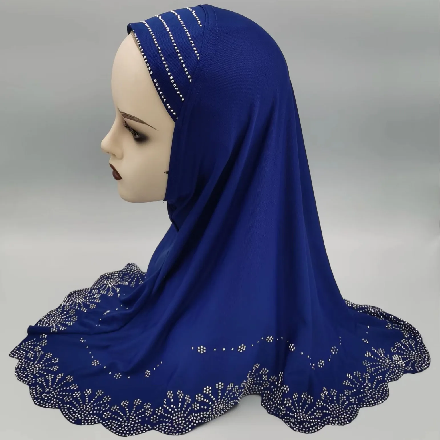 Sweethug Womens Muslim Amira Hijab Scarf Islamic Headscarf Long Shwals for Girls with diamond 2024