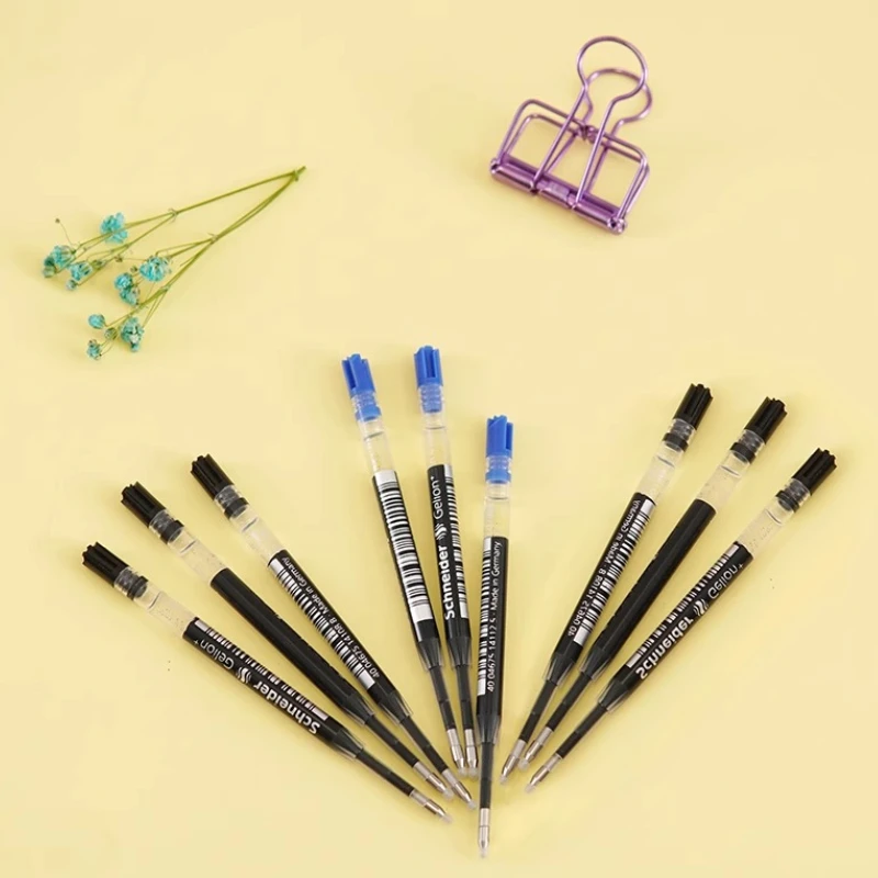 

5pcs/10pcs 0.5mm 0.7mm Black Blue New Schneider G2 Universal Refill European Standard German Imported Ball Pen/gel Pen Refills