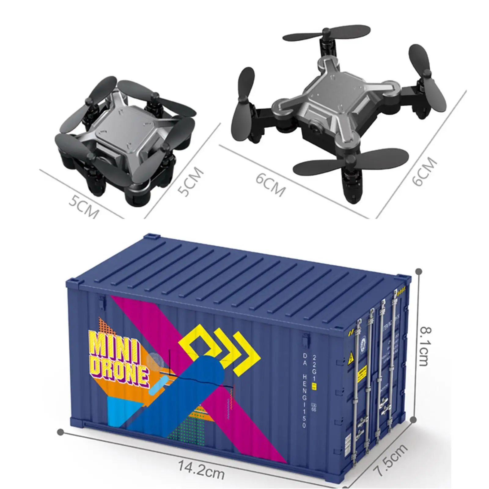 Foldable Mini Drone for Kids, Mini Folding Pocket Drone with