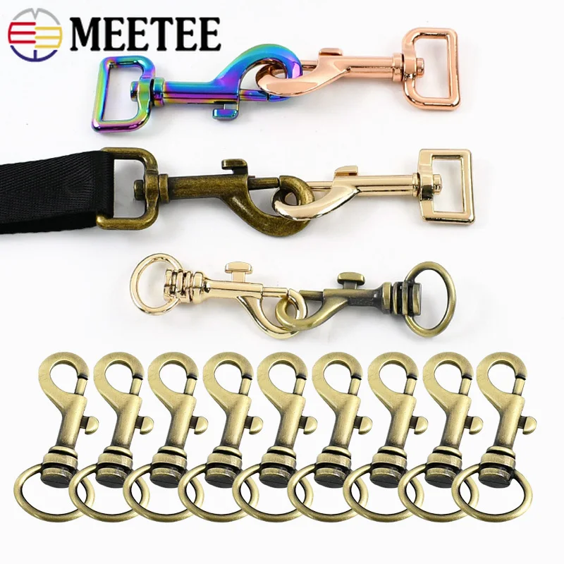 

5Pcs Metal Lobster Buckle 15/20mm Keychain Pet Collar Snap Hook Carabiner Clips Bag Strap Replace Connect Clasp DIY Accessories