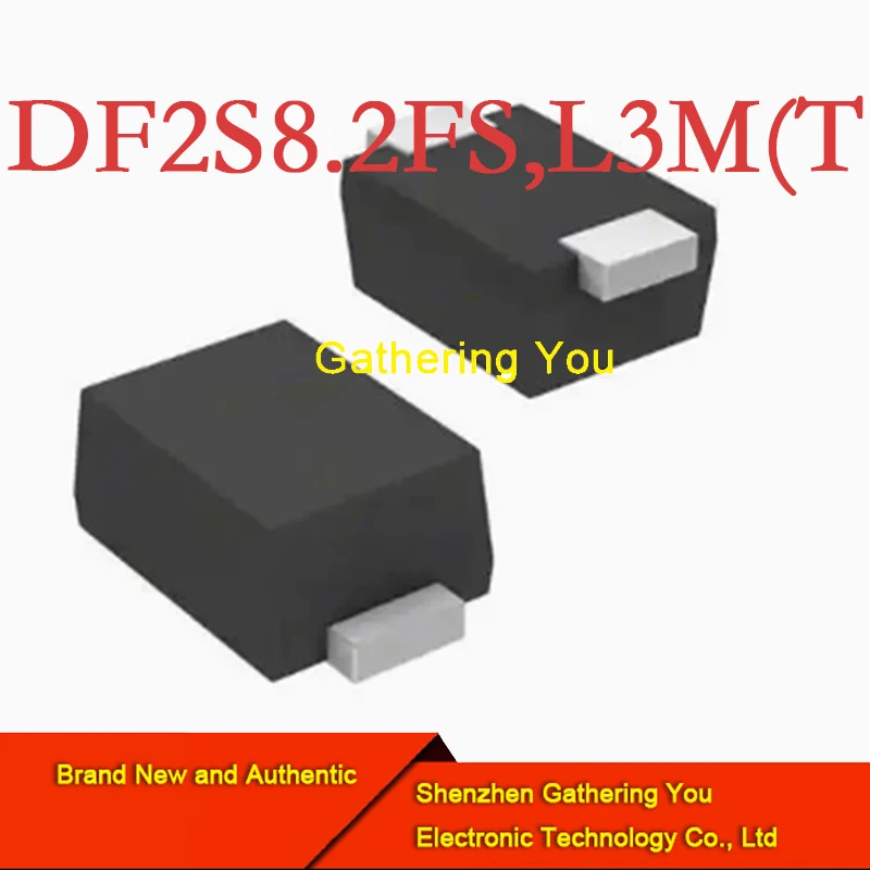 Proteção autêntica do circuito, DF2S8.2FS,L3M, T, SOD923, brandnew