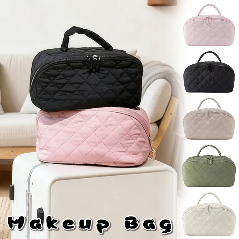 

Расширяемая косметичка большой емкости, водонепроницаемый портативный косметический органайзер для женщин, дорожная косметичка с несколькими отделениями
