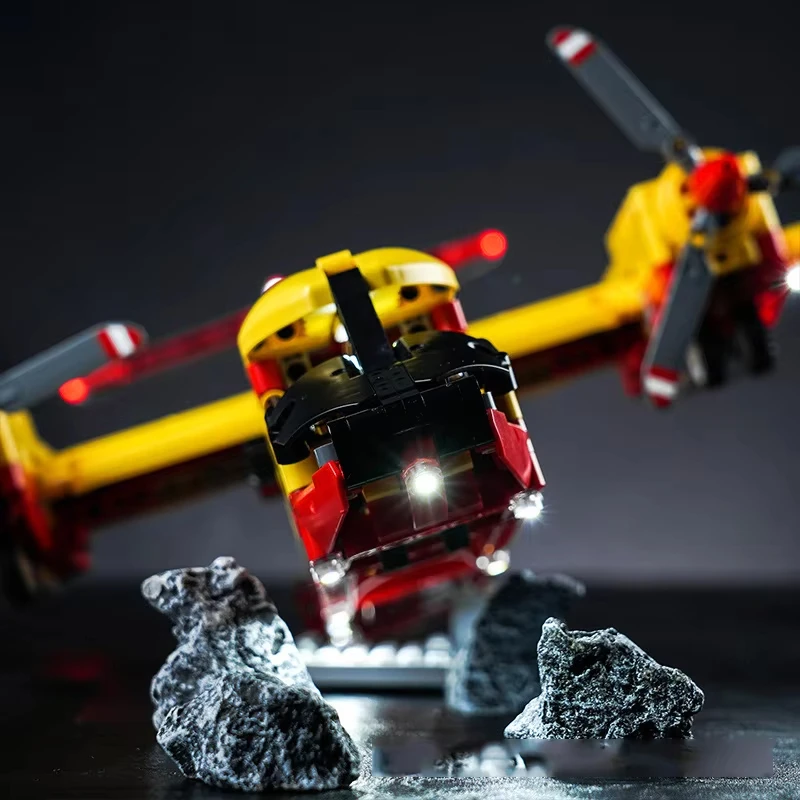 DIY LED Light Kit For LEGO 42152 Firefighter Aircraft Building Block Set ( Only LED Light,Without Blocks Model)