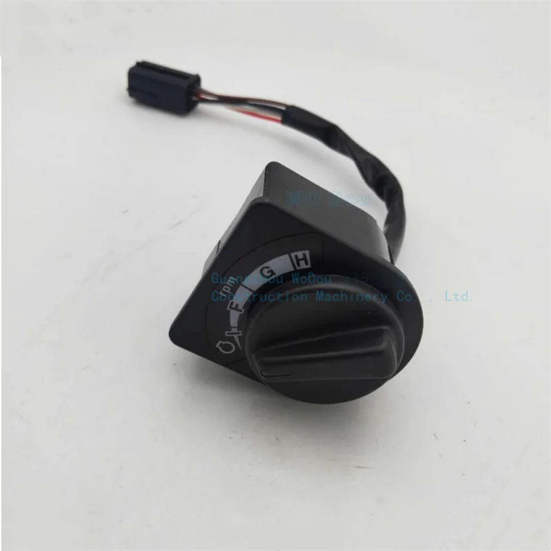 For VOLVO EC140D/200/210D/290D/360D excavator accessories Throttle gear switch Refueling knob High-quality excavator accessories