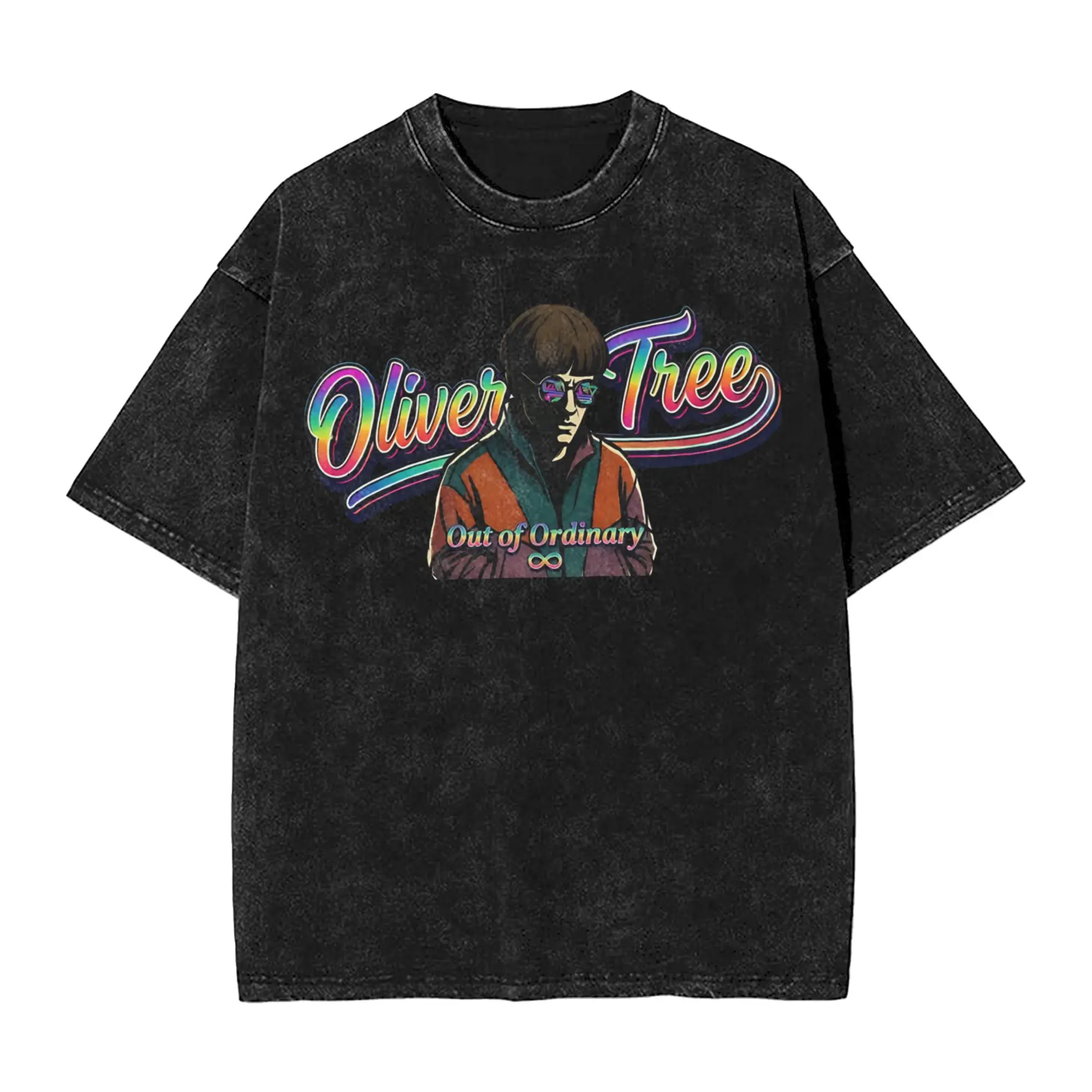 Oliver Tree Rest In Peace 1993 to 2026 Memorial T Shirt Washed Short Sleeve Oversize T-Shirt Tops Streetwear Graphic Tees