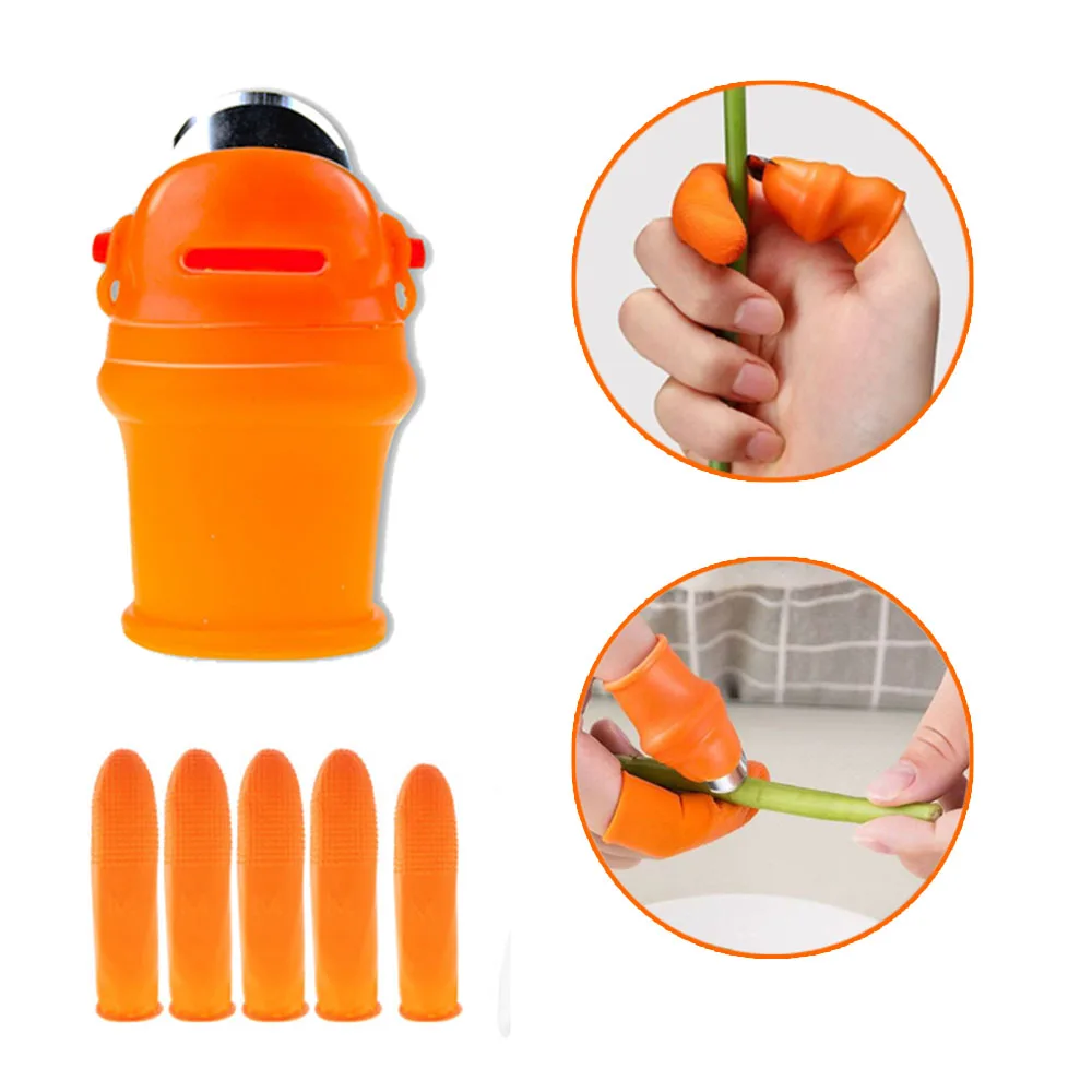 Pick Vegetables Nail Thumb Pinch  Separator Fast  Finger Knife Gardening ToolsWaterproof And Breathable Protection Blade Scisso