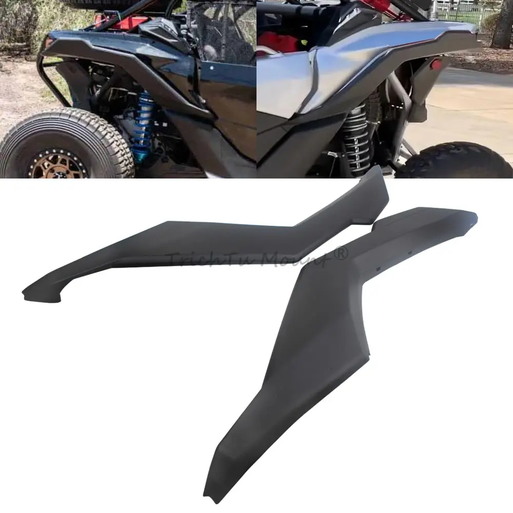 UTV SXS Rear Fender Deflector Fascia Covers Fit For Can-Am Maverick X3 Max Turbo R RR RS DS MR DPS 1000R 2017-2024
