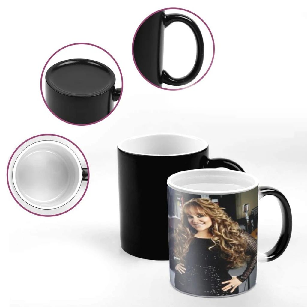 Classic Latin Singer J-Jenni Rivera Coffee Mugs And Mug Creative Color Change Tea Cup Ceramic Milk Cups Novelty Gifts