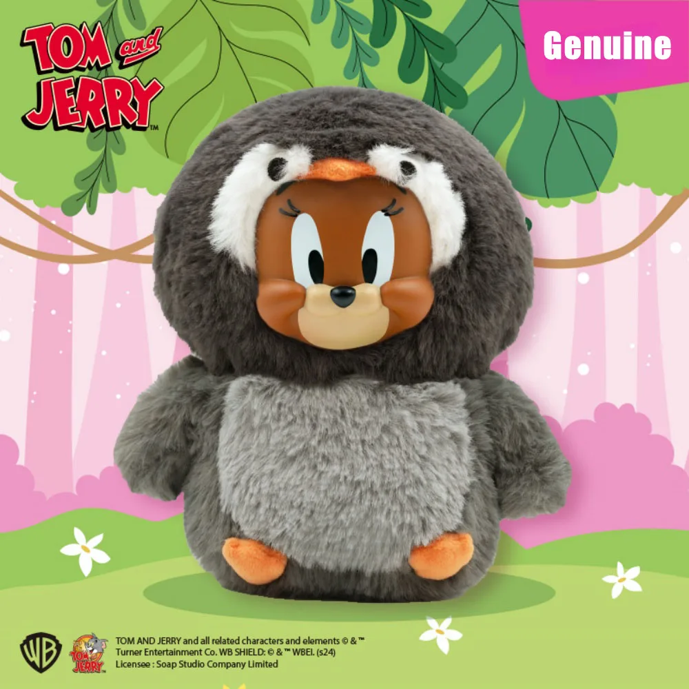 Genuine Tom and Jerry Plush Dolls Anime Cat Mouse Backpack Hanging Ornaments Figure Doll Stuffed Soft Girls Christmas Gifts