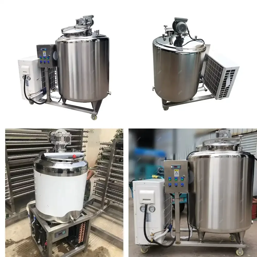 

China Manufacture Stainless Steel Tank Milk Directly Cooling