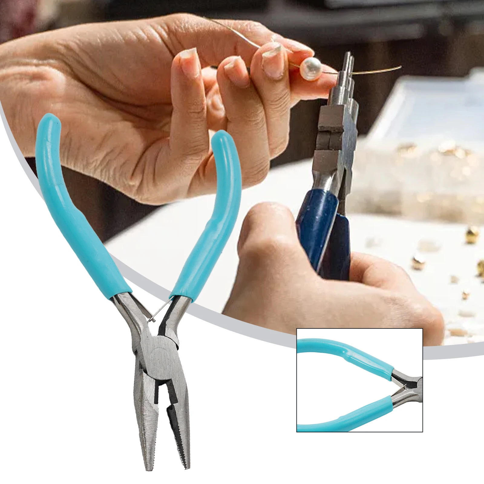 Mini Pliers Repair Making Round Nose Needle Nose Pliers Handcraft Beading Insulated Plier For DIY Small Jewelry Pliers Tools