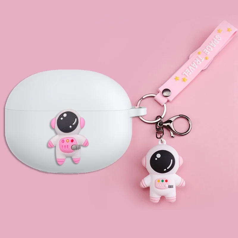 الكرتون الحال بالنسبة SoundPEATS Air3-Deluxe لطيف الحيوان سيليكون سماعات بلوتوث غطاء fundas