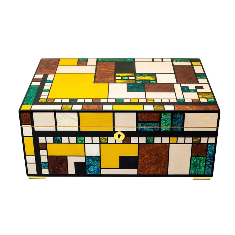 

Limited Edition Cigar Moisturizer, Spanish Cedar Creative Shell Parquet Awakening Case