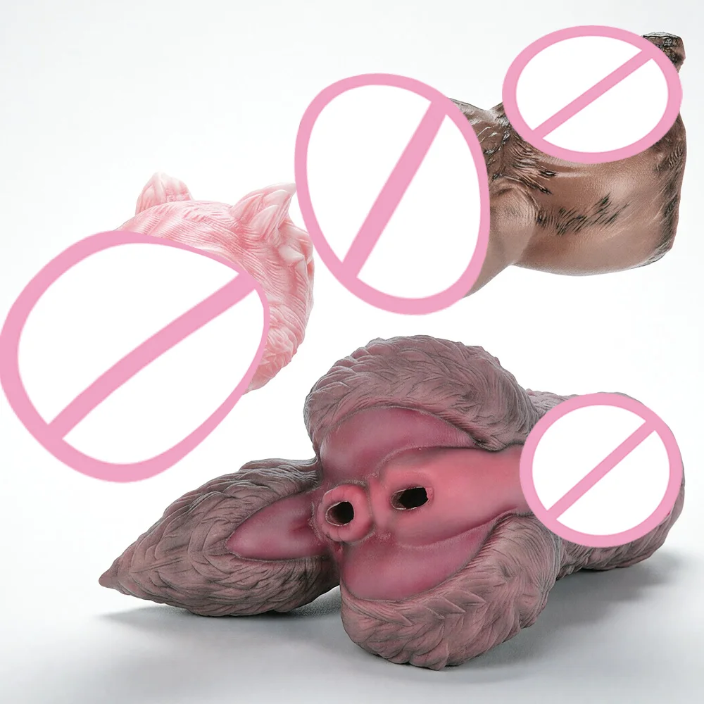 GEEBA Fantasy Wolf Butt Design Male Masturbator Dual Channel Different Internal Surface Textures Adult Onahole Pocket Pussy Toys