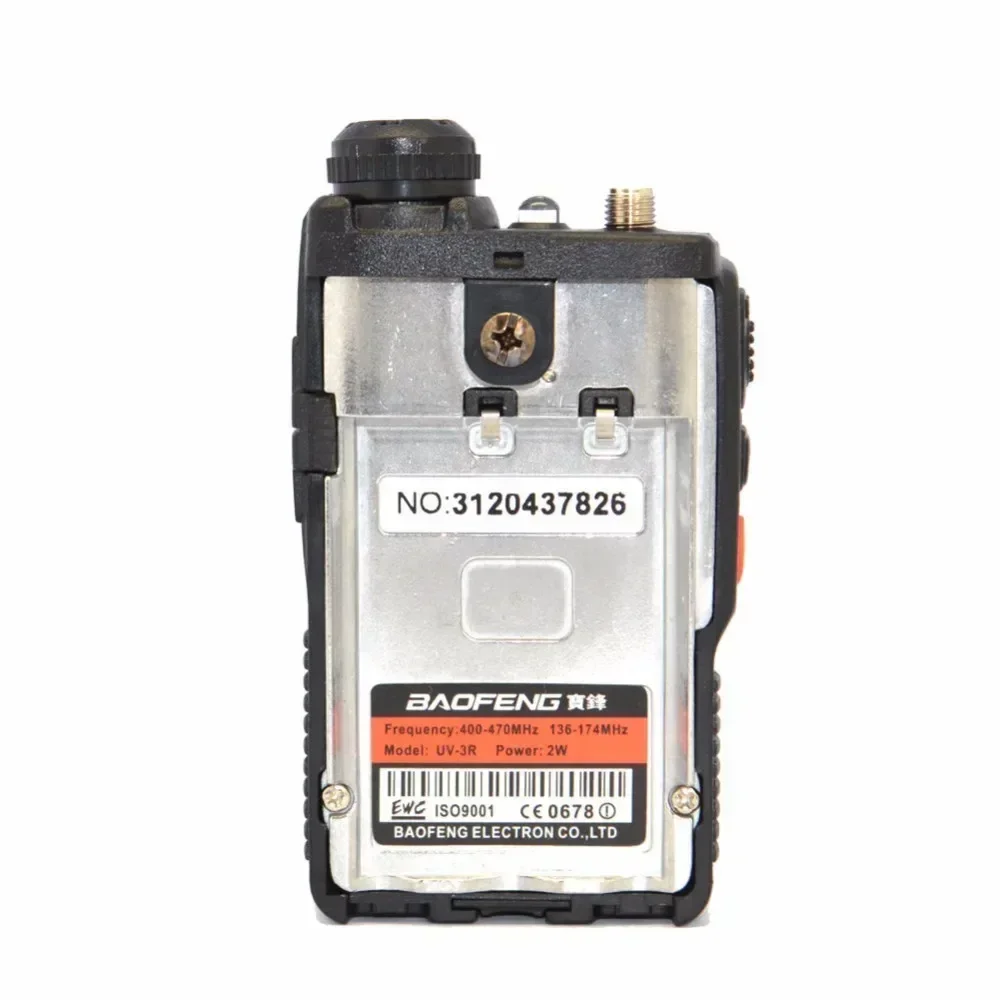 새로운! UV-3R Mark II 136-174/400-470MHZ 듀얼 밴드 듀얼 주파수 디스플레이 양방향 라디오 CB 햄 라디오