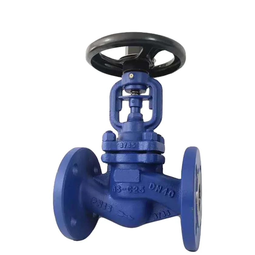 

PN10 PN16 PN25 WCB GS-C25 Flange DN125 Bellow Seal Globe Valve for Base Media Manual Power