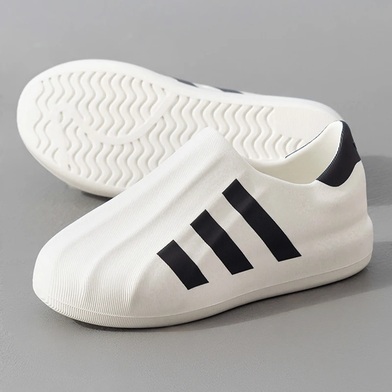 Tênis Adidas Masculinos e Femininos, Tênis Clover Adifom Superstar, Tênis Casuais Slip-On Hq8750