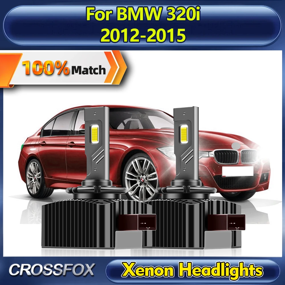 

30000LM D1S Canbus LED Headlights 120W Car HID Xenon Lights 6000K White 12V Plug And Play For BMW 320i 2012 2013 2014 2015