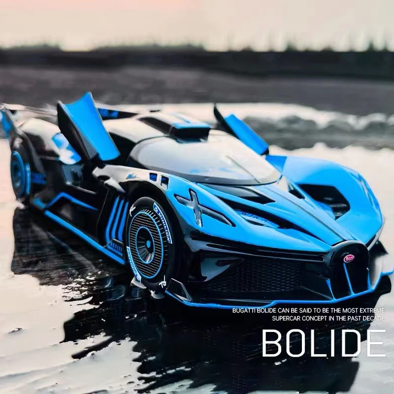 Il Bugatti Bolide: Un Modellino di Auto in Metallo con Suoni e Luci per Bambini e Appassionati