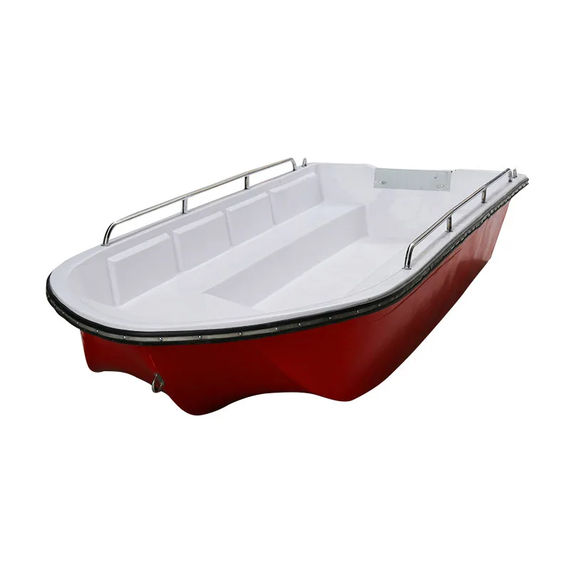

Emergency flood control and rescue assault boat, thickened double-layer hard bottom fiberglass charge