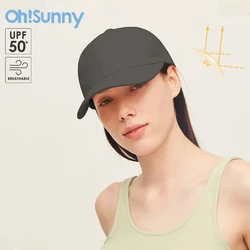 OhSunny Baseball Cap Women Summer Sun Protection UPF50+ Adjustable Snapback Golf Sunhats Hip Hop Hat Outdoors Sports Tennis