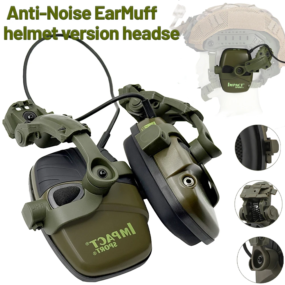 

Тактические электронные наушники для стрельбы, противошумные наушники, усиление звука, защита слуха, гарнитура, Лидер продаж