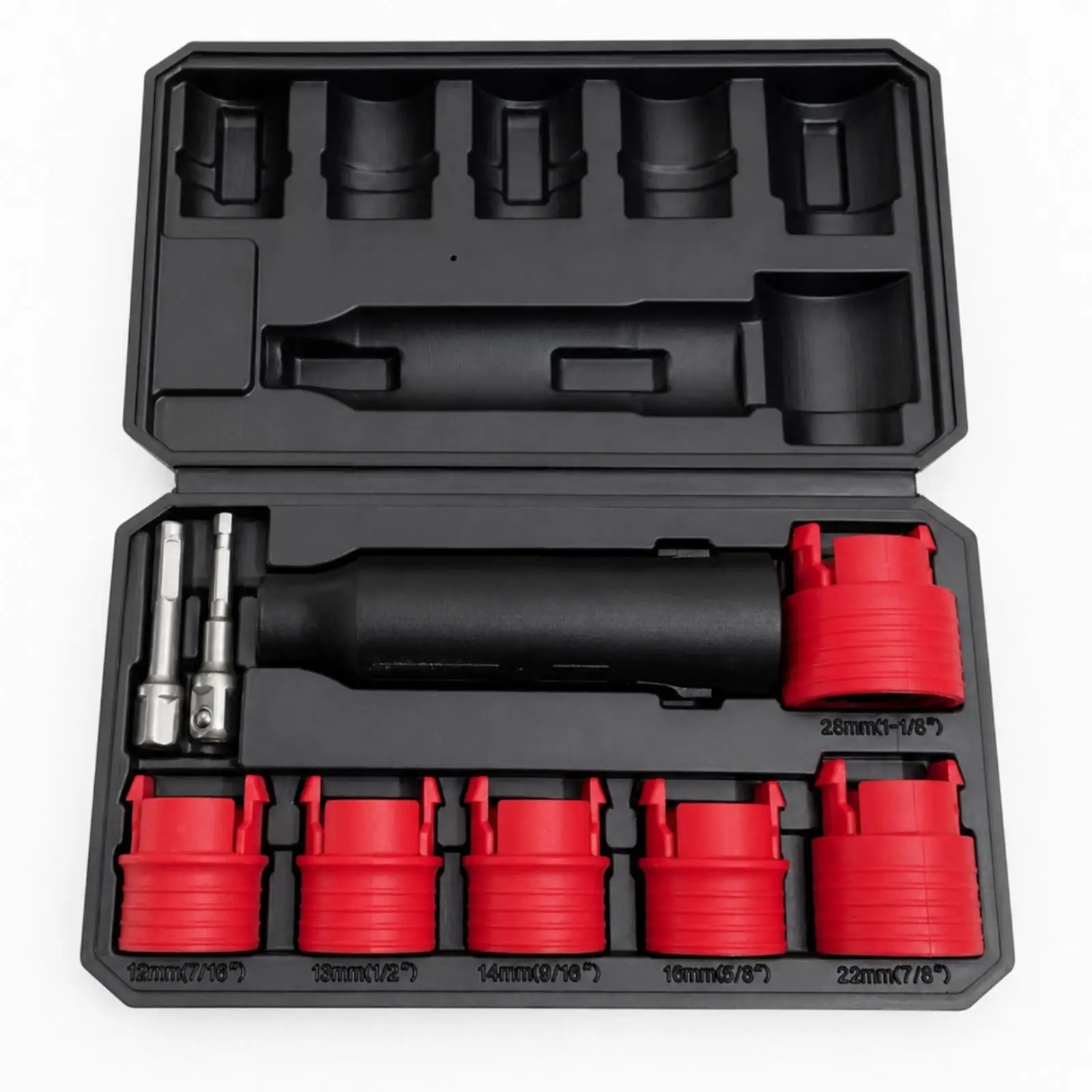 9 Pieces Rust Removal Tool Dual Compatibility Fiber-Reinforced Nylon Wheel Stud Thread Cleaner for Mechanics