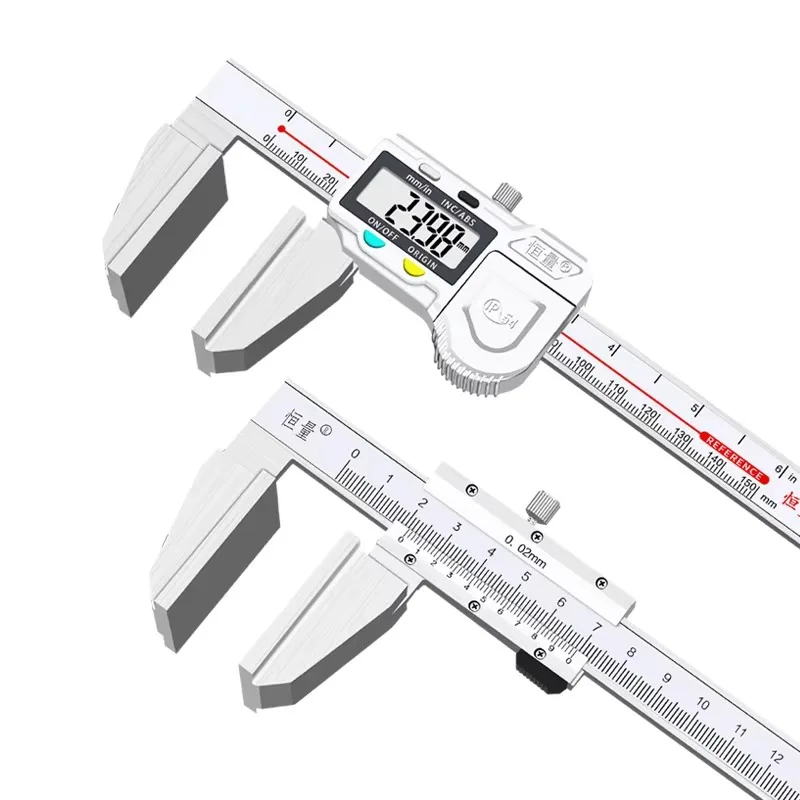 

Stainless Steel Electronic Digital Caliper, Duckbill Wide Mouth for Large Wide Surface Measurement