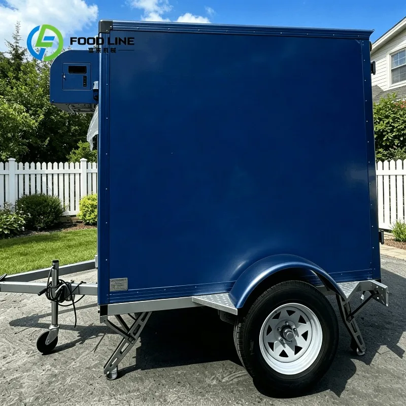 Customized Refrigerated Cargo Trailer With Dual Axle And High Efficiency Cooling System For Cold Chain Logistics Bulk Order Save