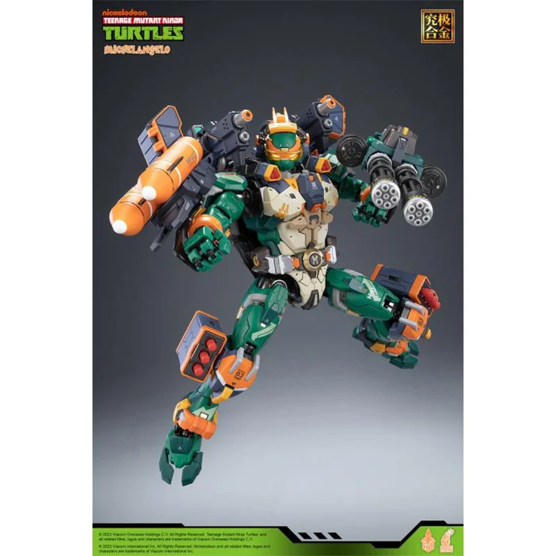 In Stock 100% Original HEAT BOYS Teenage Mutant Ninja Turtles HB0014 Michelangelo Anime Action Collection Figures Model Toys