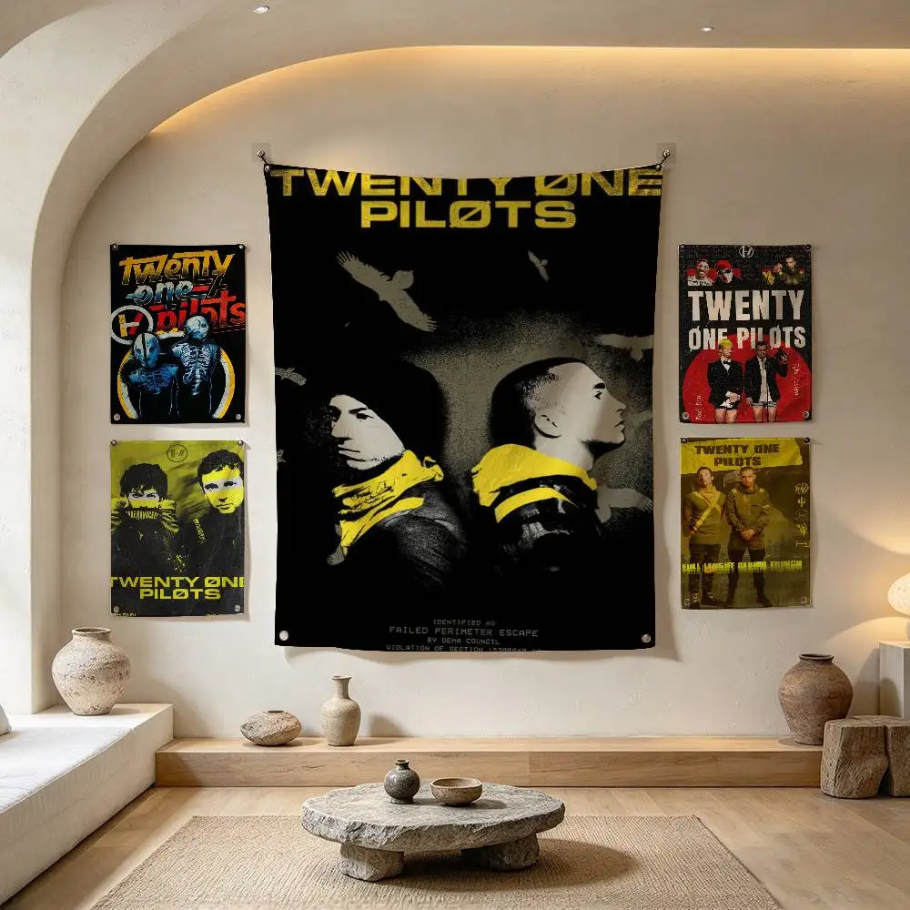 For Band T-Twenty o-One P-PILOTS  Flag Suitable For Party Club Outdoor Interior Wall Decoration Banner Fans Gift