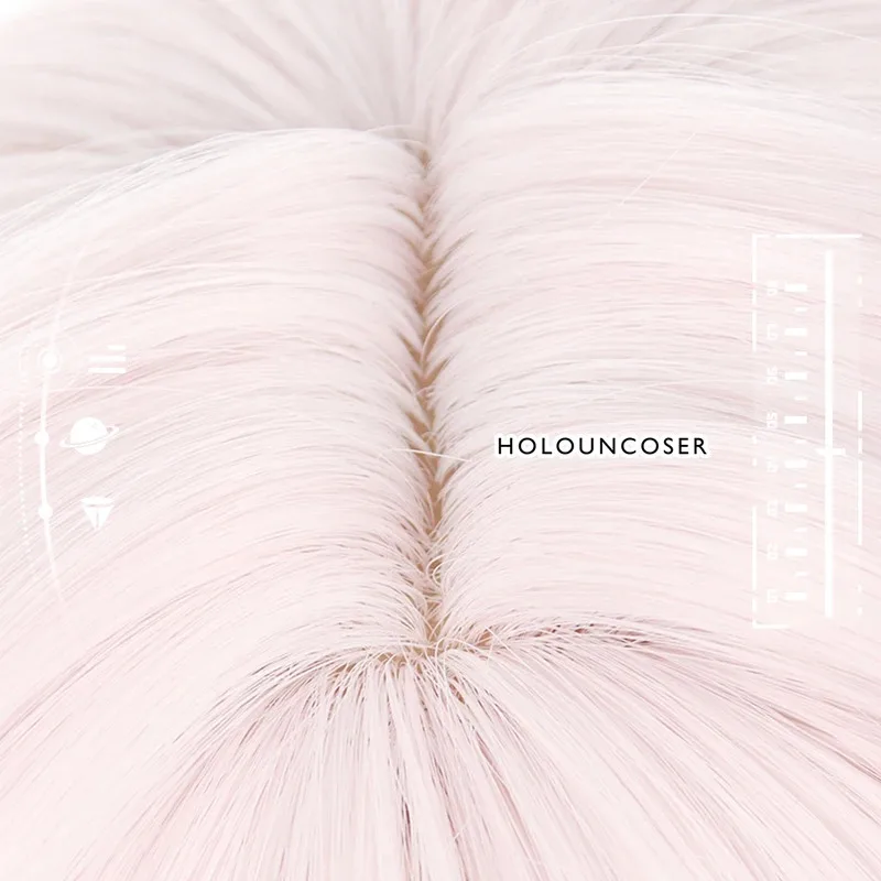 Honkai Star Rail Gioco Clara Parrucca Cosplay Rose Net Fibra sintetica resistente al calore Dimensioni regolabili Halloween Natale Partya; 2'k,