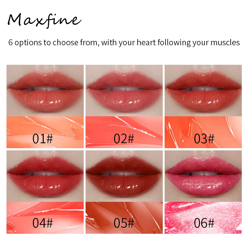 ลิปกลอสกระจกเงา ลิปกลอสให้ความชุ่มชื้น ไม่แสดงเส้นริมฝีปาก อเนกประสงค์สำหรับใช้ในชีวิตประจำวัน