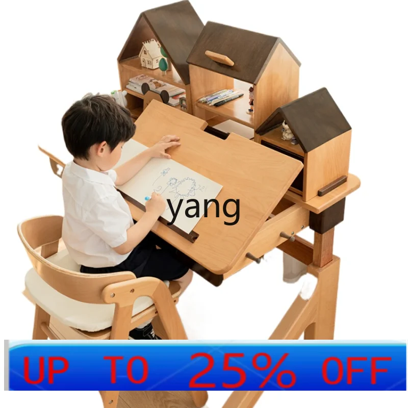 CX Solid Wood Study Table Junior High School Student Only for Pupils Children's Desk
