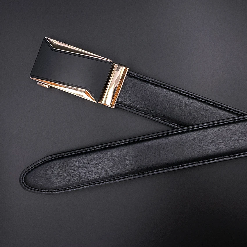 

luxury brands Jeans automatic buckle fake leather belts for men's formal wear business gift Waistband male exact replicas suit