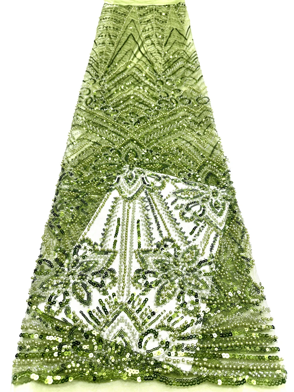 

Wholesale African Lace Fabric with Sequins 2026 High Quality French Mesh Groom Lace Fabric for Sewing Women Wedding Party Dress