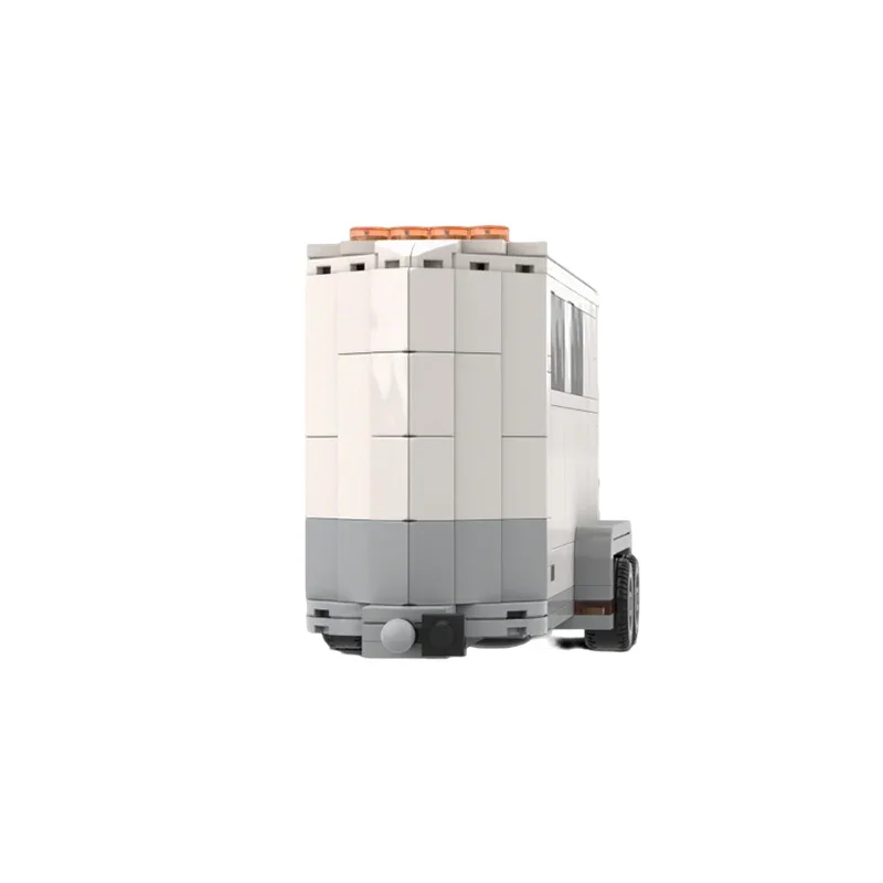 219pcs MOC Horse Trailer City Farm Model Building Blocks Construction Assemble DIY Festival Gifts Creative Toy Education Idea