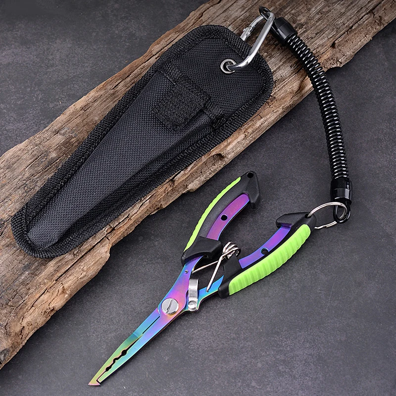Stainless Steel Fishing Pliers Fishing Hook Remover Saltwater Resistant Fishing Braided Line Cutter Scissors Fishing Equipment gallery 4