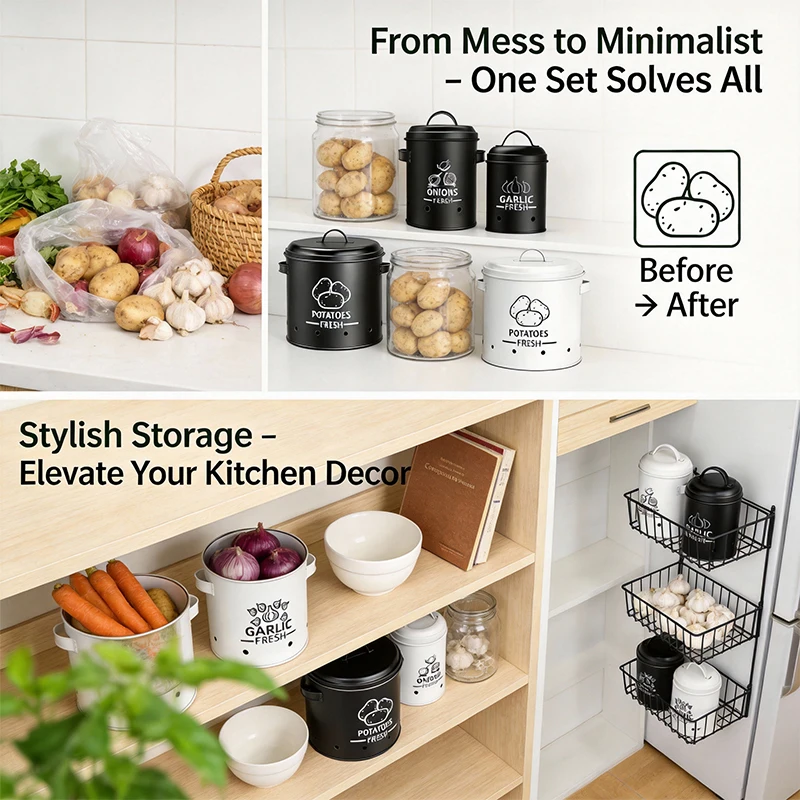 Stylish Storage Containers - Adds Decor 