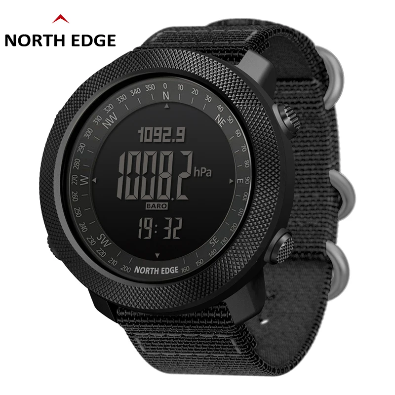 

Apache Men's sport Digital Watch Hours Running Swimming Military Army Watches Altimeter Barometer Compass Waterproof 50m