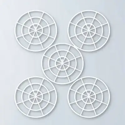5Pcs Fermentation Jar Weight Pickle Press Tool Multifunctional Mesh Vegetable Fixer for Mason Jars Kitchen Fermenting Supplies