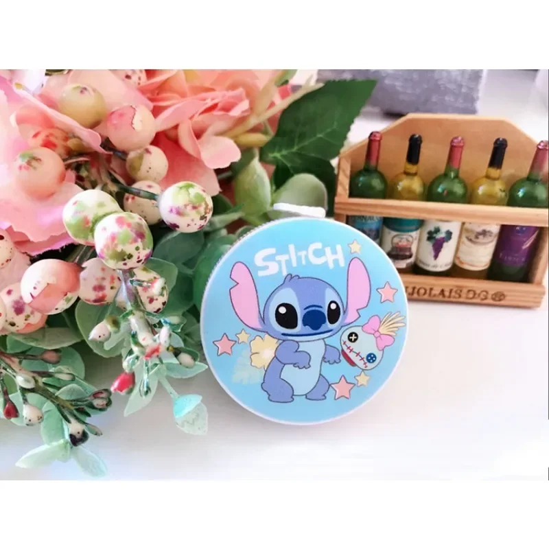 Disney Stitch 1.5 Meters Portable Tape Measure Measuring Three Circumference Waist Circumference Soft Ruler Anime Measuring Tool