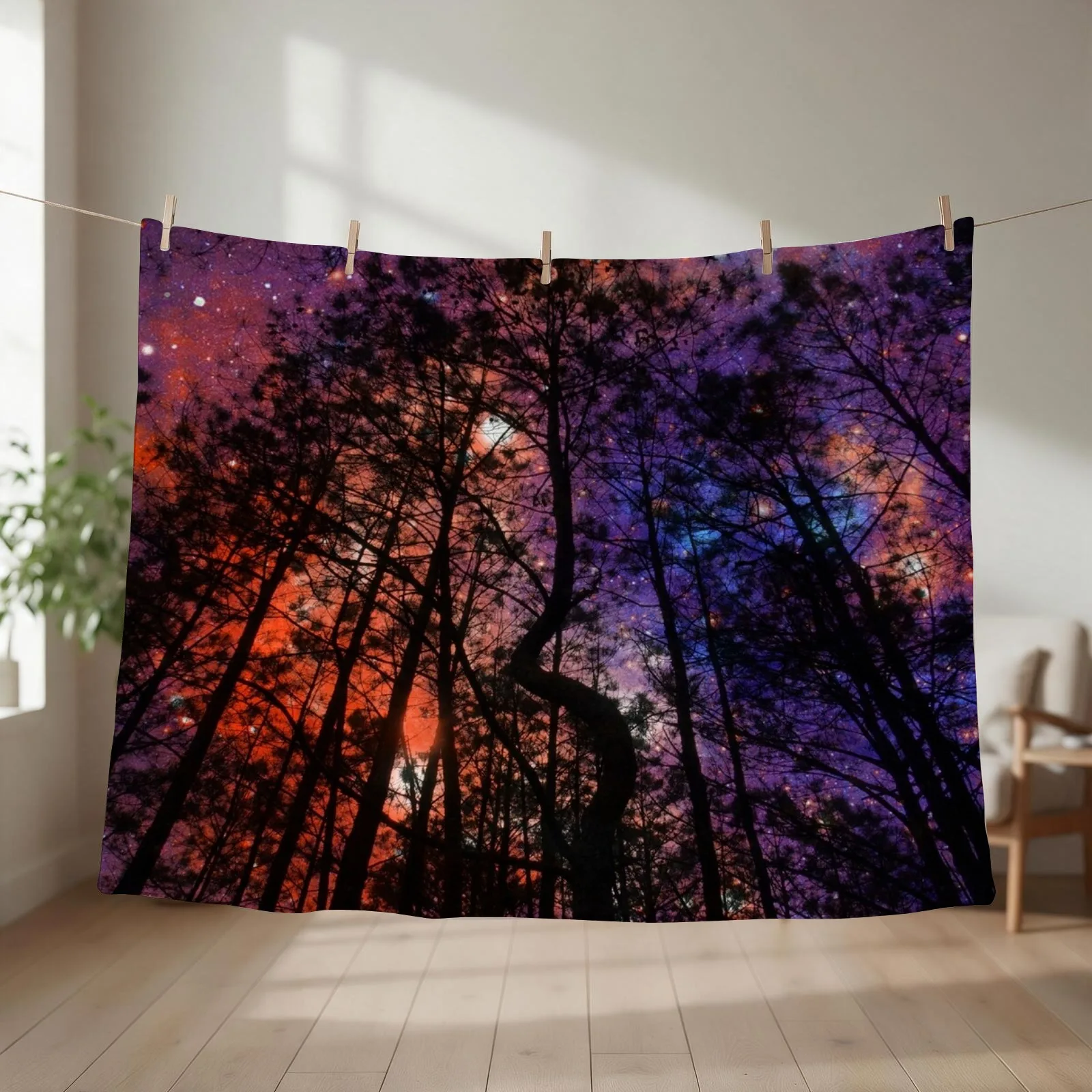 Twisted Forest Deep Autumn Throw Blanket Designers for babies Luxury Brand Bed covers Blankets