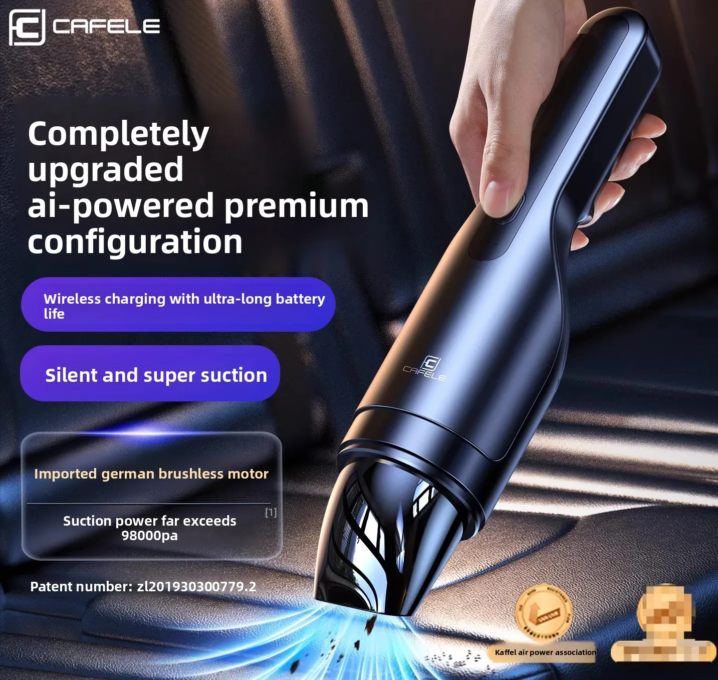 Car vacuum cleaner Car large suction household dual-purpose small handheld car special wireless mini super machine