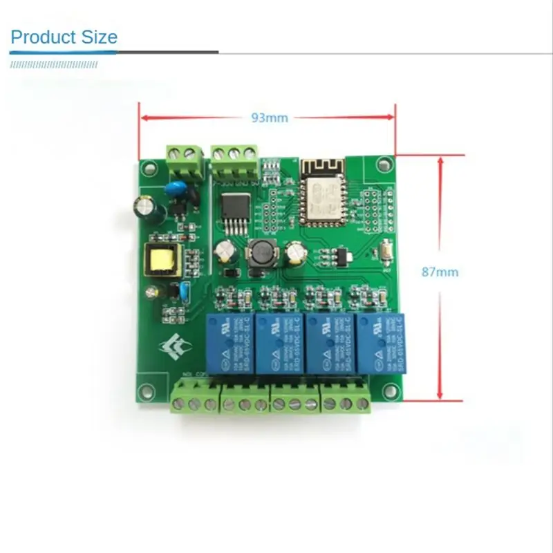【a65i】-4チャンネルワイヤレスwifiリレーモジュール