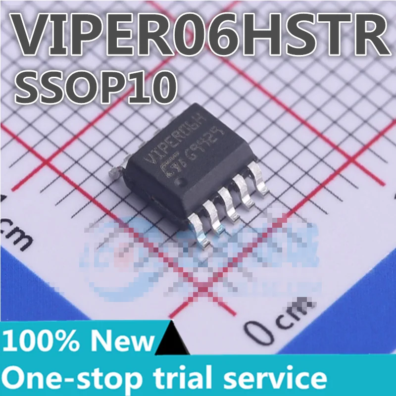 5-50pcs %New original VIPER06HSTR VIPER06LSTR silk screen VIPER06H VIPER06L SSOP10 AC/DC converter chip