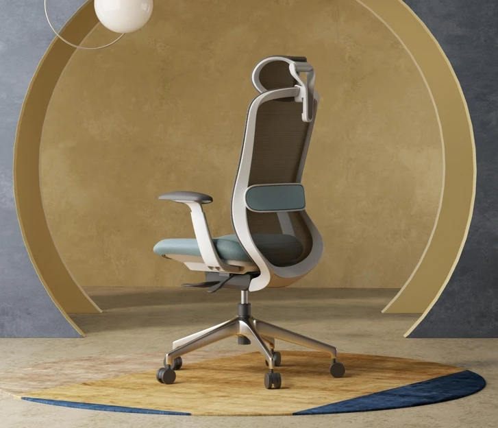 Swivel Mesh Lift with PU Armrest  Base Soft Adjustable Ergonomic Features Wholesale Modern Luxury Executive Office Chair